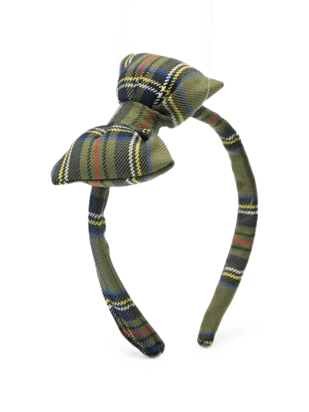 PAIO CRIPPA Hoofdband met tartan ruit Groen
