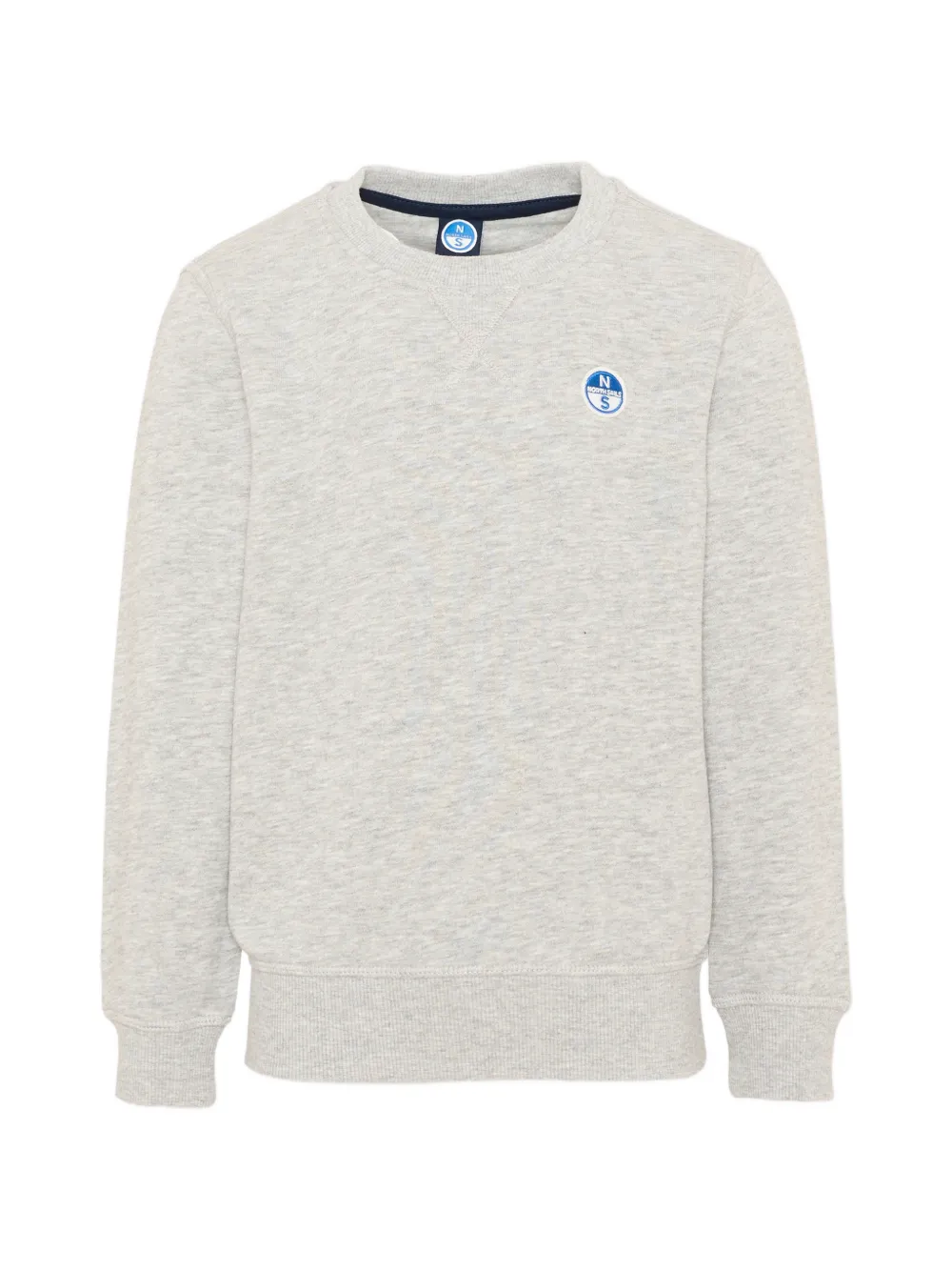 North Sails Kids Sweater met logopatch Grijs