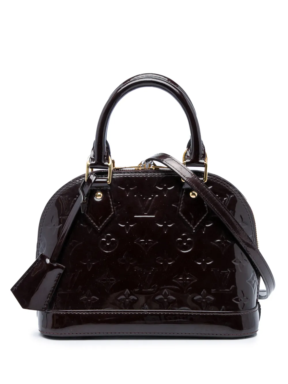 Louis Vuitton Pre-Owned 2014 Monogram Vernis Alma BB satchel - Purple