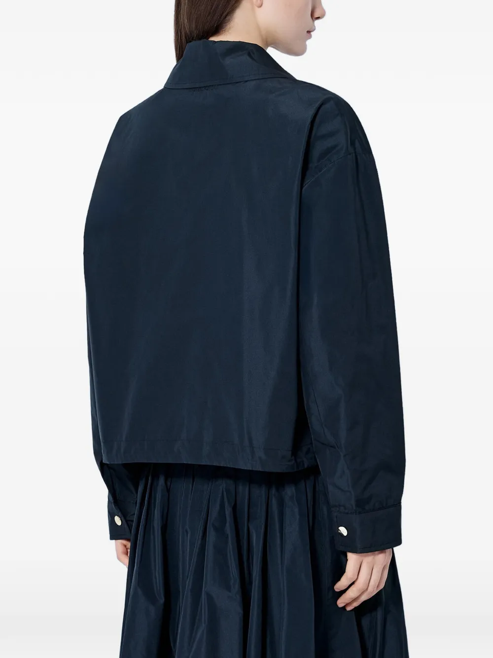 Max Mara Jack met puntkraag en knopen Zwart