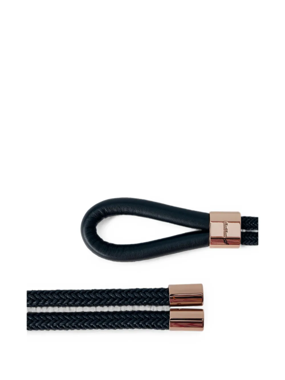 Max Mara Gevlochten riem met metallic detail Zwart