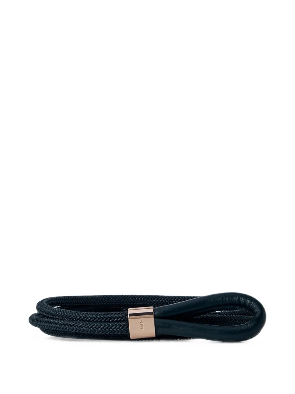 Max Mara braided metallic-accent belt