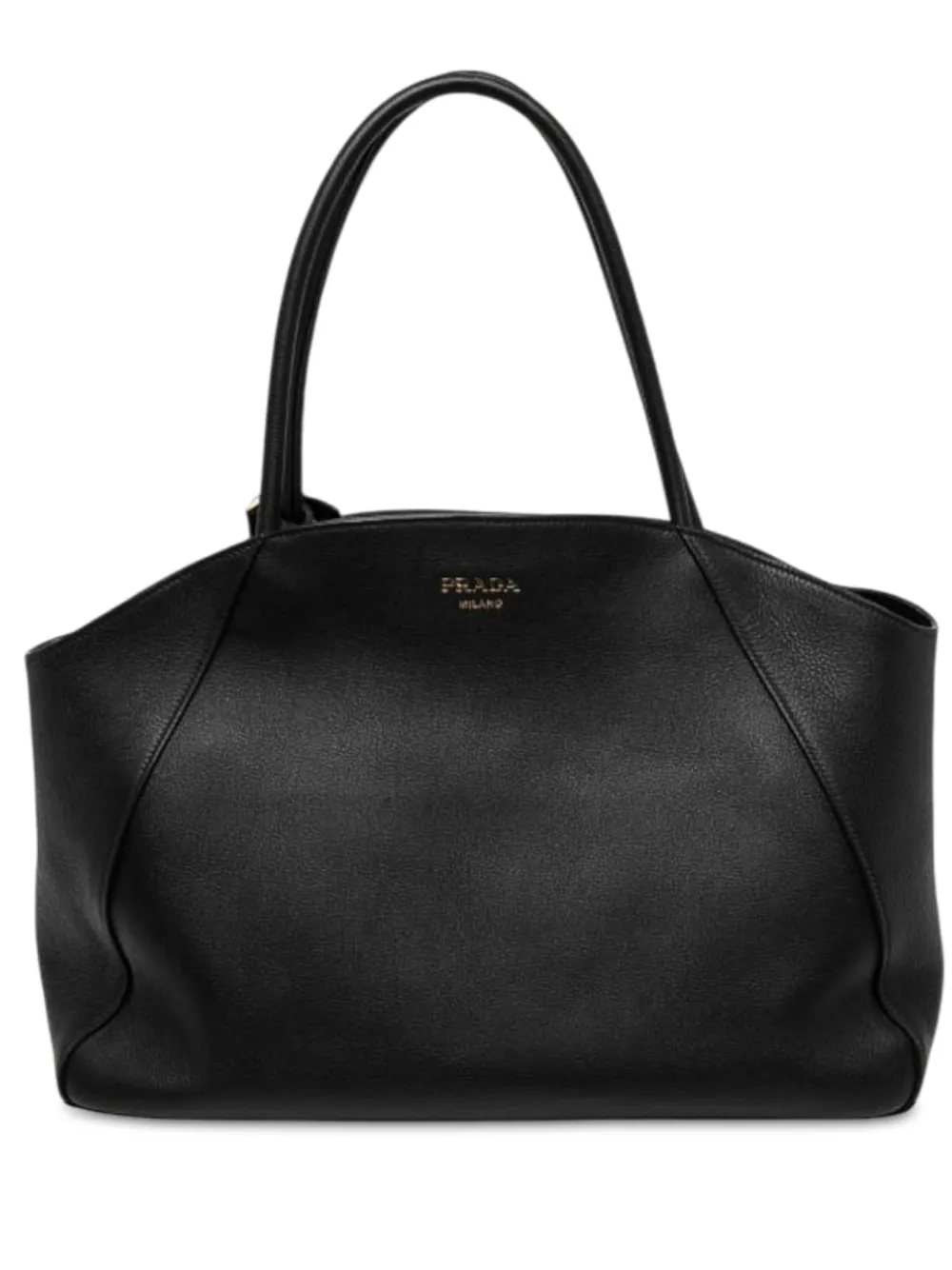 Prada Pre-Owned 2023-2025 Large Soft Grain Leather tote bag - Schwarz
