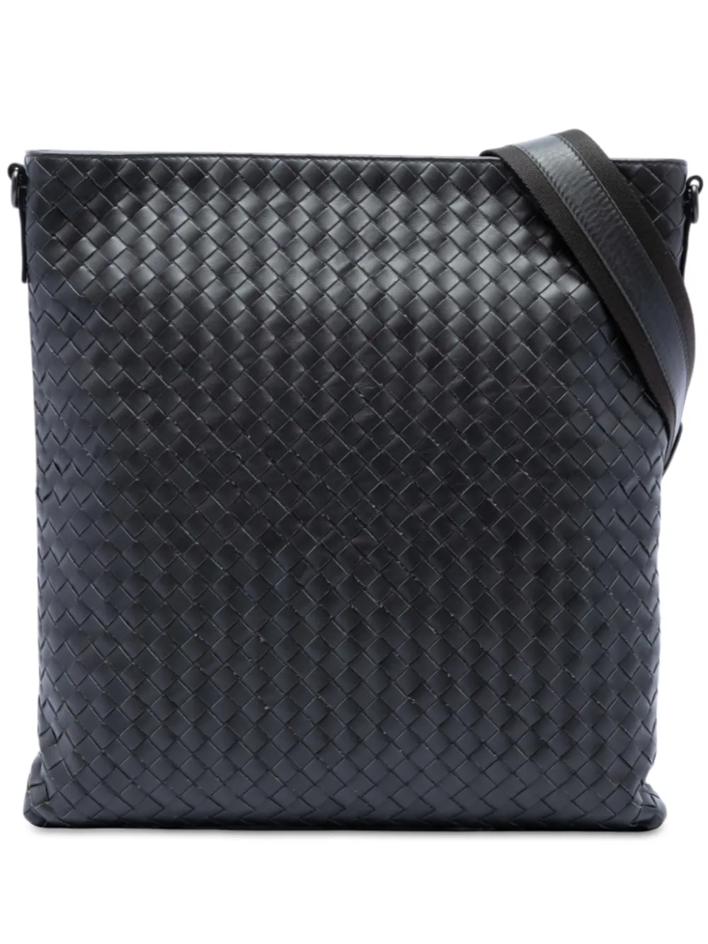 Bottega Veneta Pre-Owned 2012-2026 Nappa Intrecciato VN crossbody bag - Schwarz