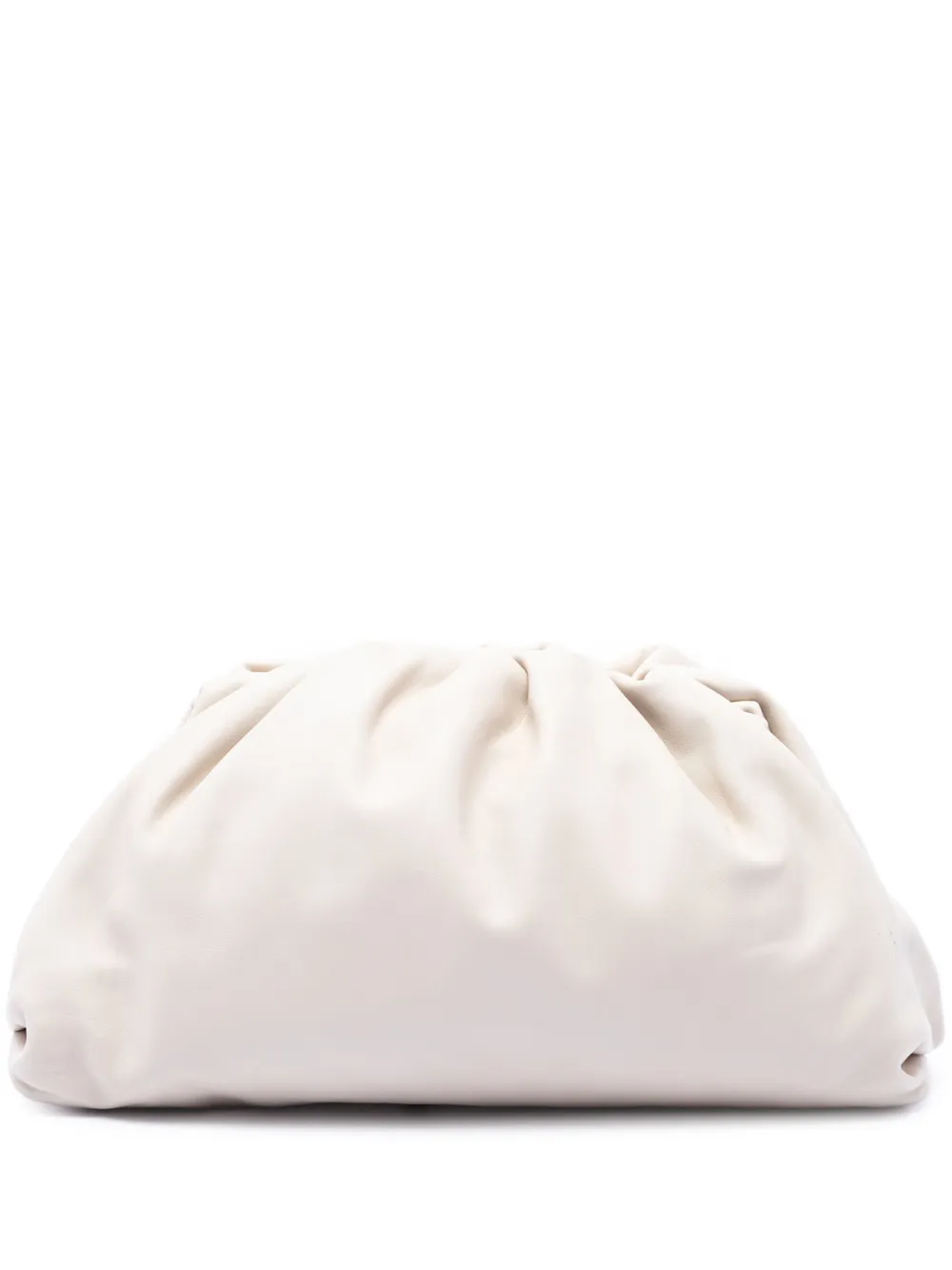 Bottega Veneta Pre-Owned 2012-2026 Lambskin The Pouch clutch bag - White