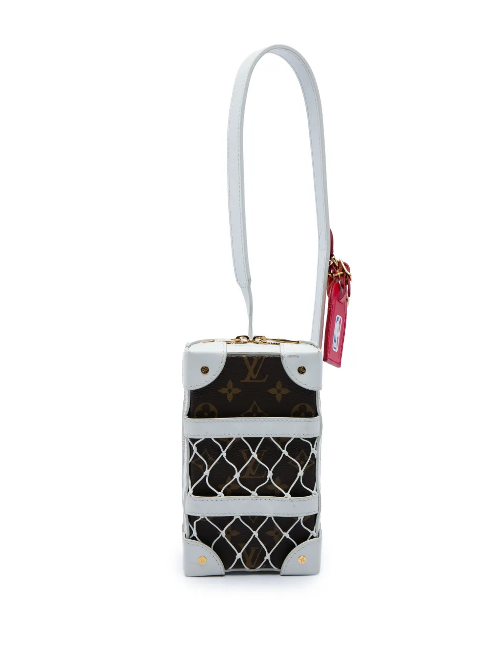 Louis Vuitton Pre-Owned 2020 NBA Monogram Soft Trunk Phone Bag crossbody bag - Marrone