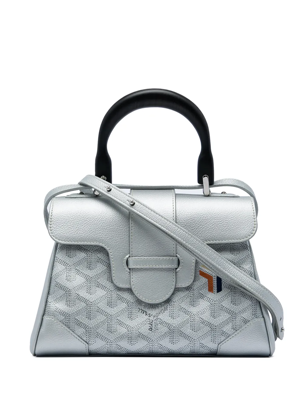 Goyard Pre-Owned sac à main Mini Goyardine Precious Metals Saigon Souple (2020) - Argent