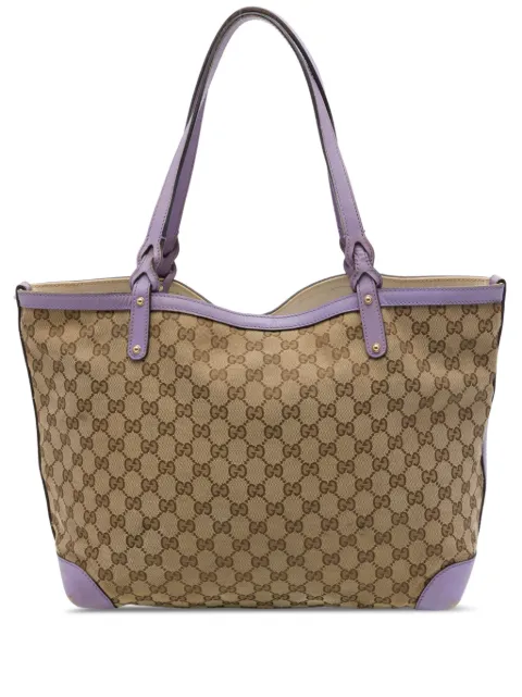 Gucci Pre-Owned 2016-2026 Medium GG Canvas Craft tote bag