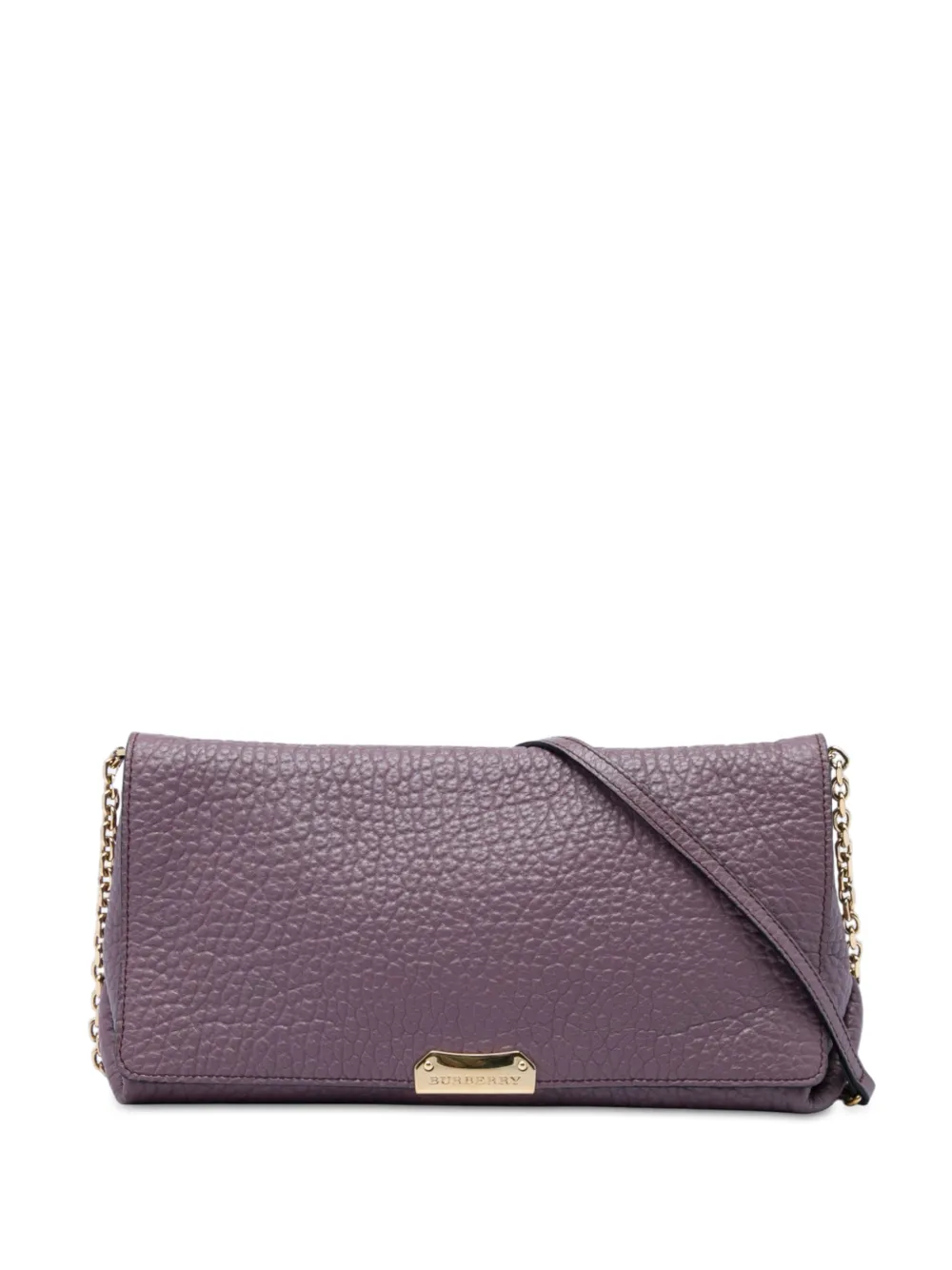 Burberry Pre-Owned 2014-2016 Medium Grained Calfskin Mildenhall crossbody bag - Violett
