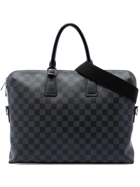 Louis Vuitton Pre-Owned 2014 Damier Graphite Porte Documents Jour business bag