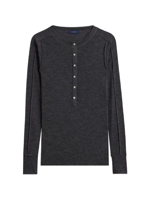 Soeur Laos sweater med knapper