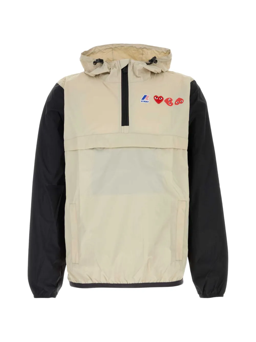 Comme Des Garçons Play x K-Way logo-print hooded jacket