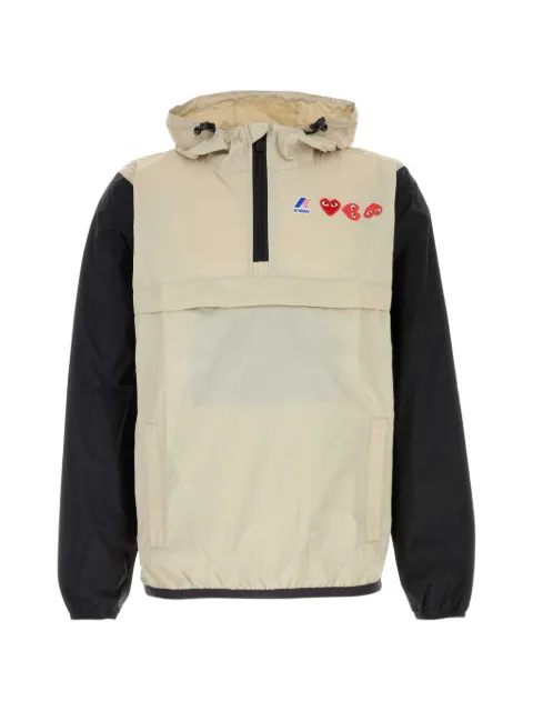 Comme Des Garçons Play x K-Way logo-print hooded jacket
