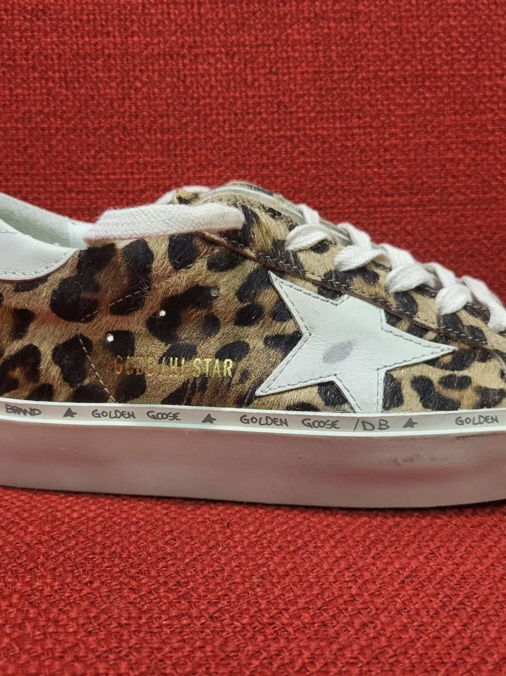 Golden Goose Hi Star leopard-print sneakers - Braun