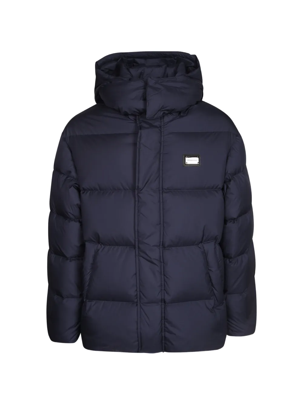 Emporio Armani down jacket in ultra fine ribstop with regular fit - Blau