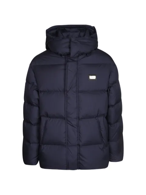 Emporio Armani down jacket in ultra fine ribstop with regular fit