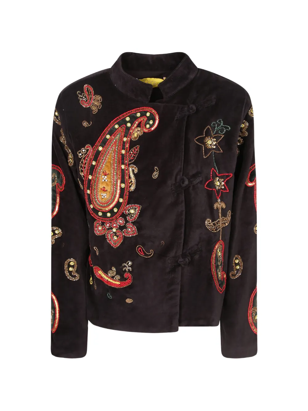 PHILIPPA 1970 Angela paisley-embroidered velvet jacket