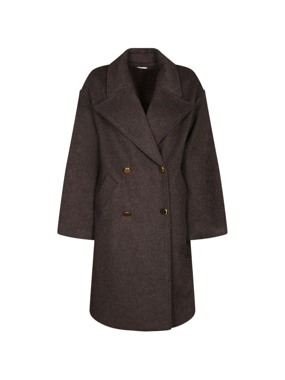 P.A.R.O.S.H. double-breasted button-fastening coat - Marron P.A.R.O.S.H. double-breasted button-fastening coat - Marron