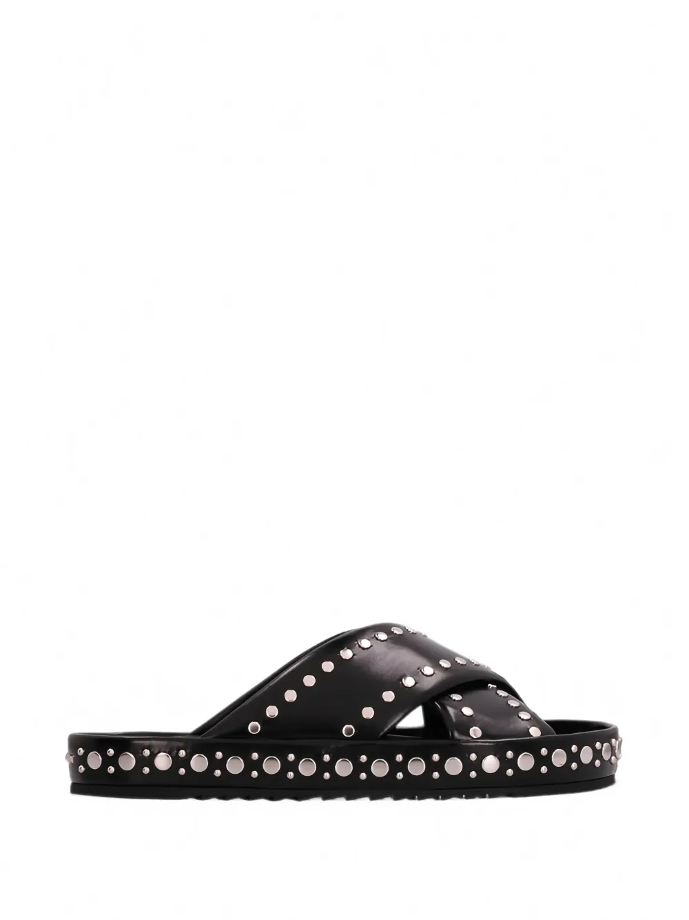 FENDI stud-embellished crossover-strap sandals
