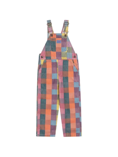 Favorite People Bookstore check-pattern overalls