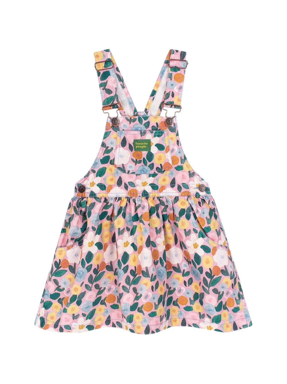 Favorite People Blossom floral-print pinafore mini skirt - Multicolore