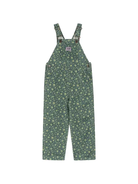 Favorite People Squad floral-print dungarees
