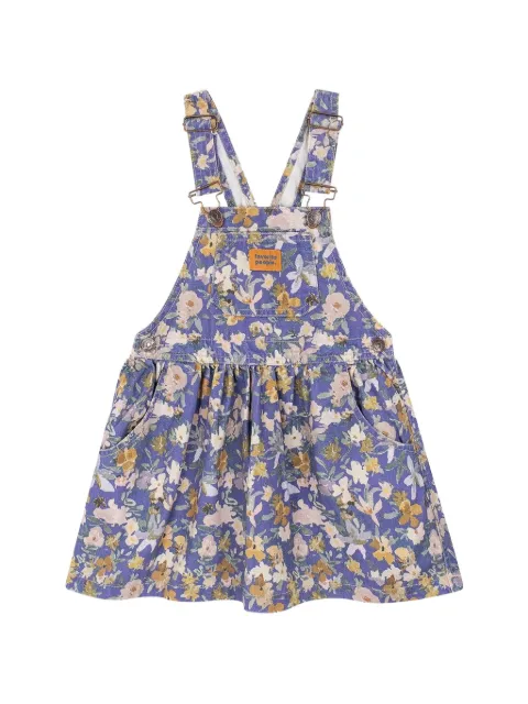 Favorite People Jukebox floral-print pinafore mini skirt