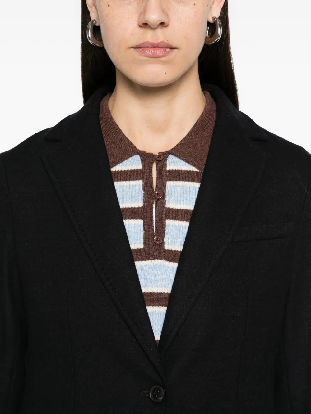 Circolo 1901 Blazer met enkele rij knopen Blauw
