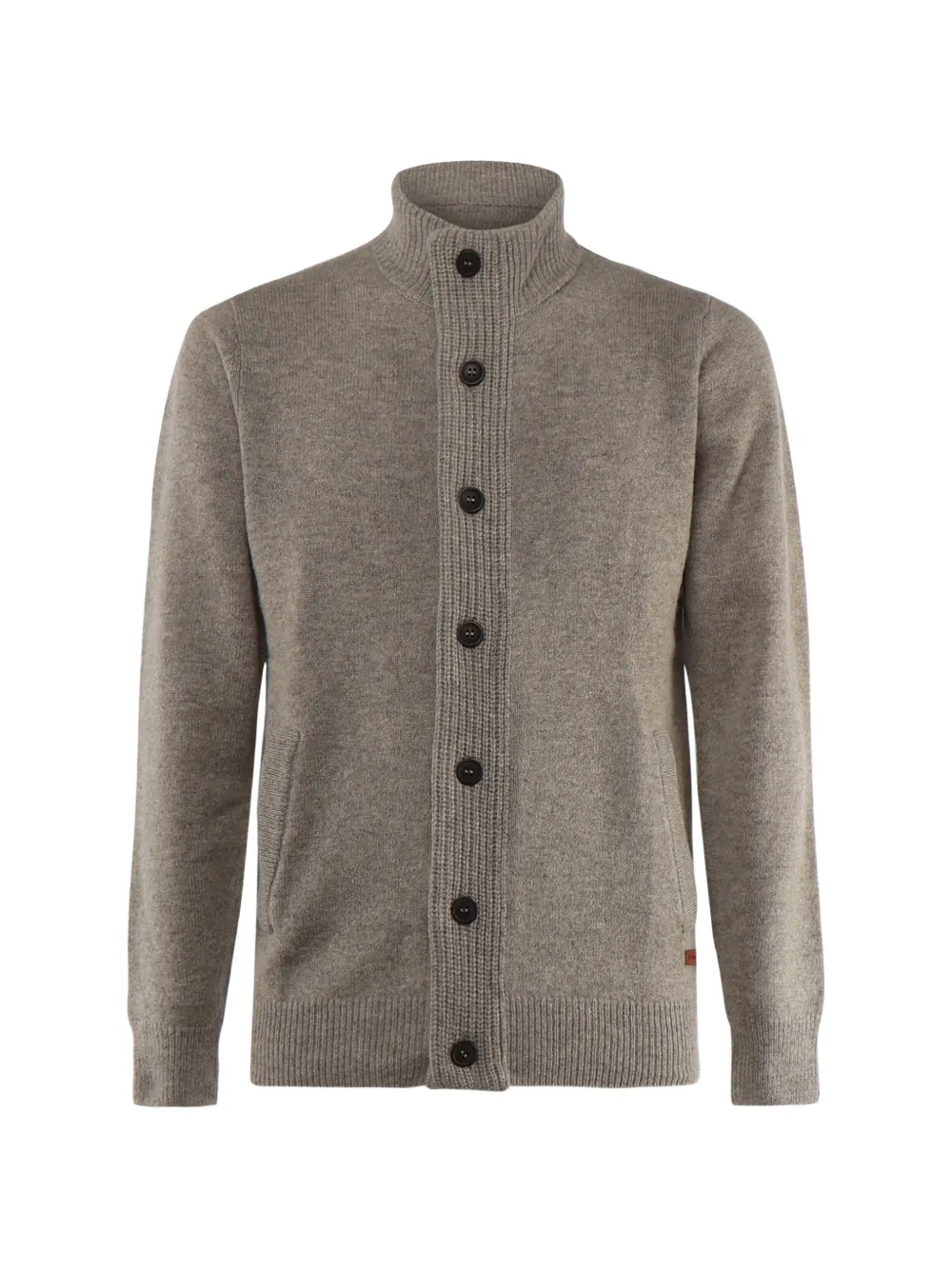 Barbour elbow-patch button-up cardigan - Marron Barbour elbow-patch button-up cardigan - Marron