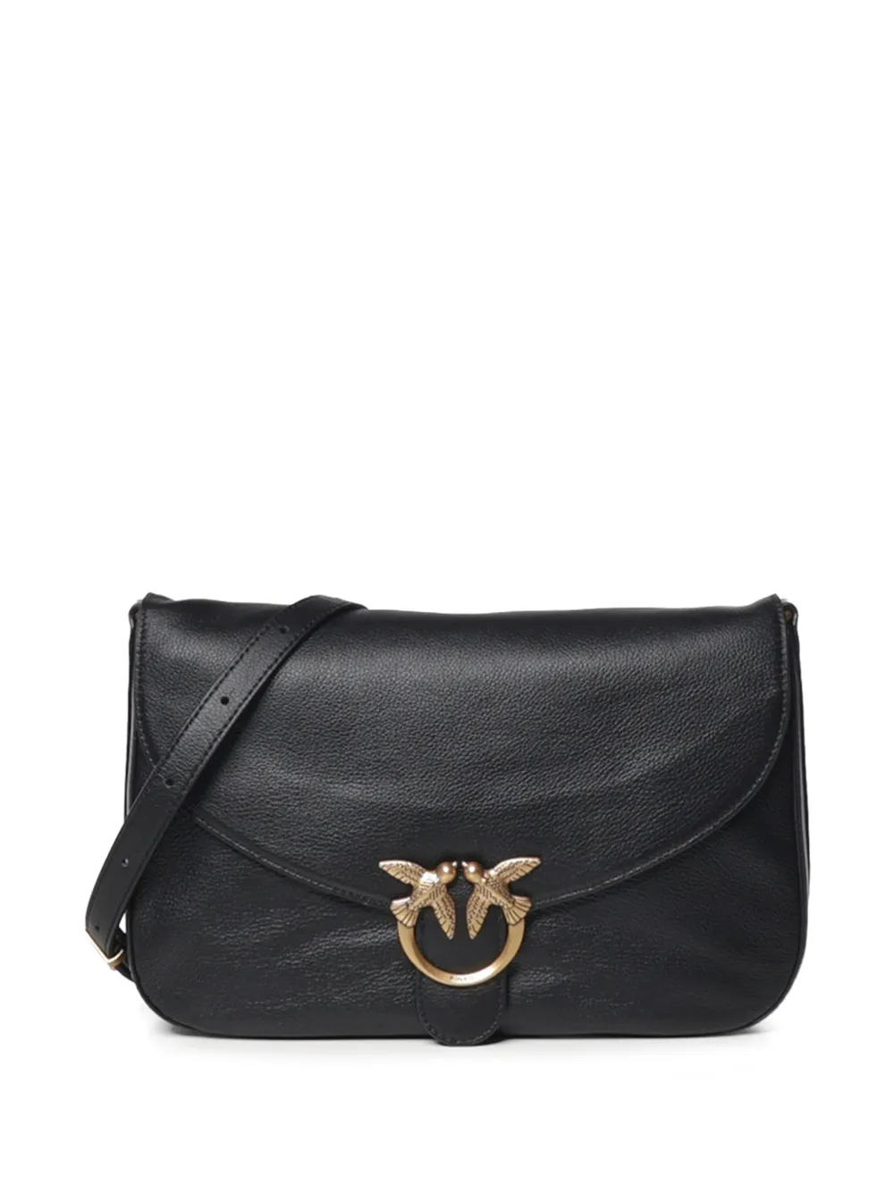 PINKO Love Birds leather shoulder bag - Nero