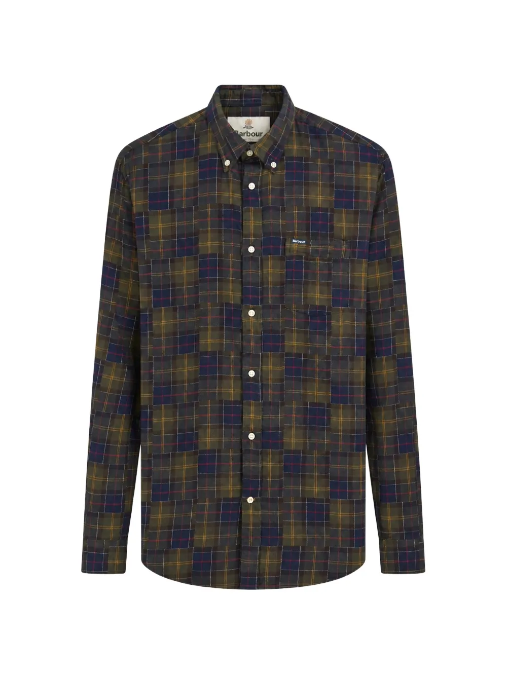 Barbour Sault tailored long-sleeved shirt - Vert