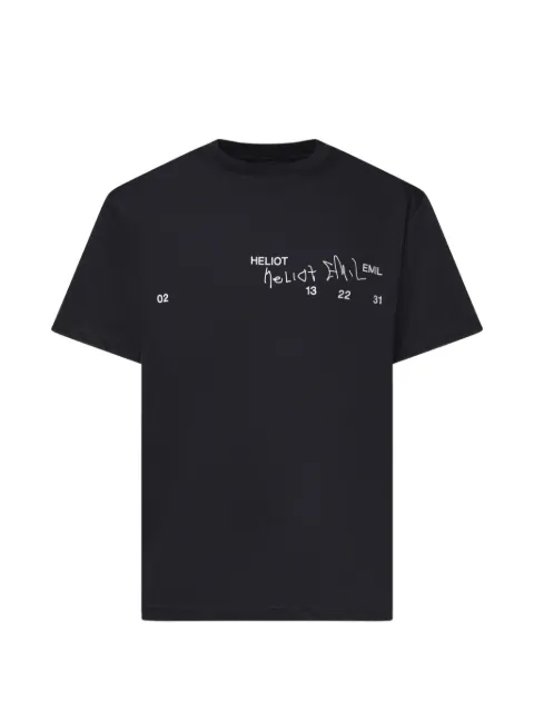 HELIOT EMIL Fulgens logo-print T-shirt