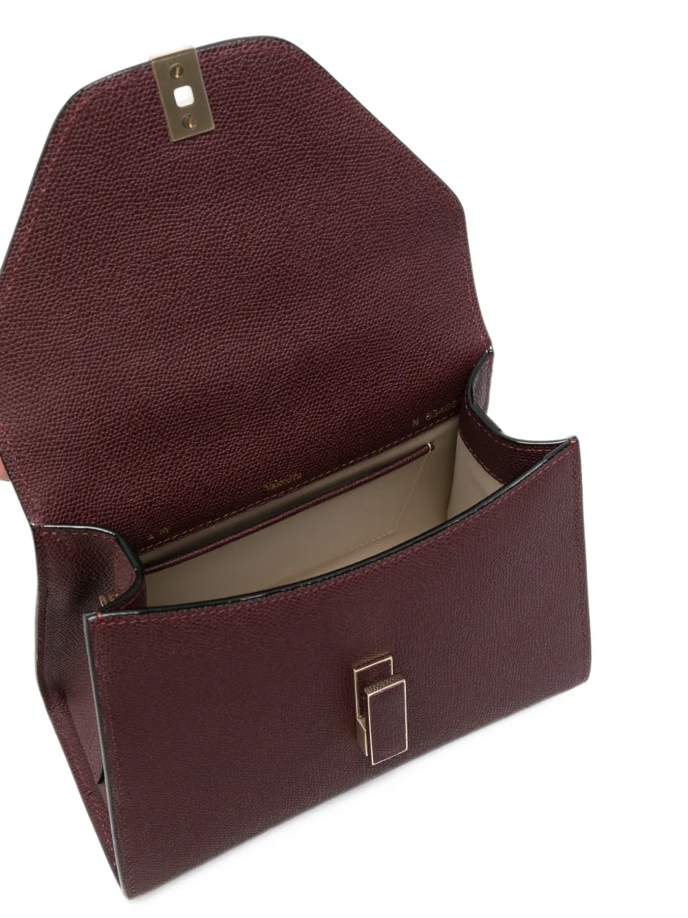 Valextra Iside leren shopper Rood