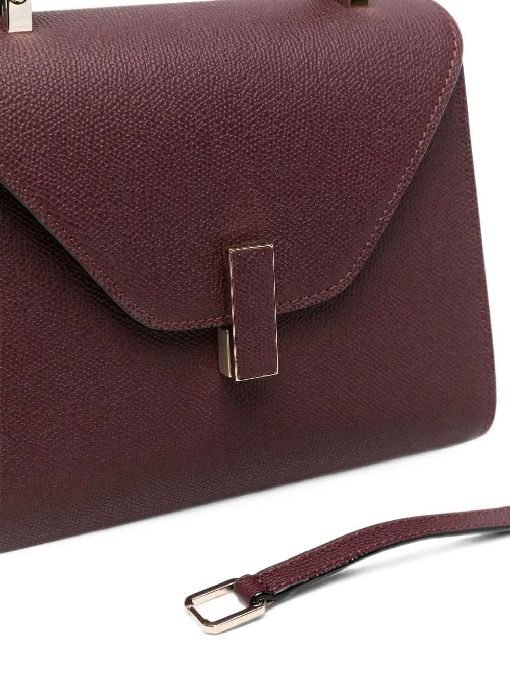 Valextra Iside leren shopper Rood