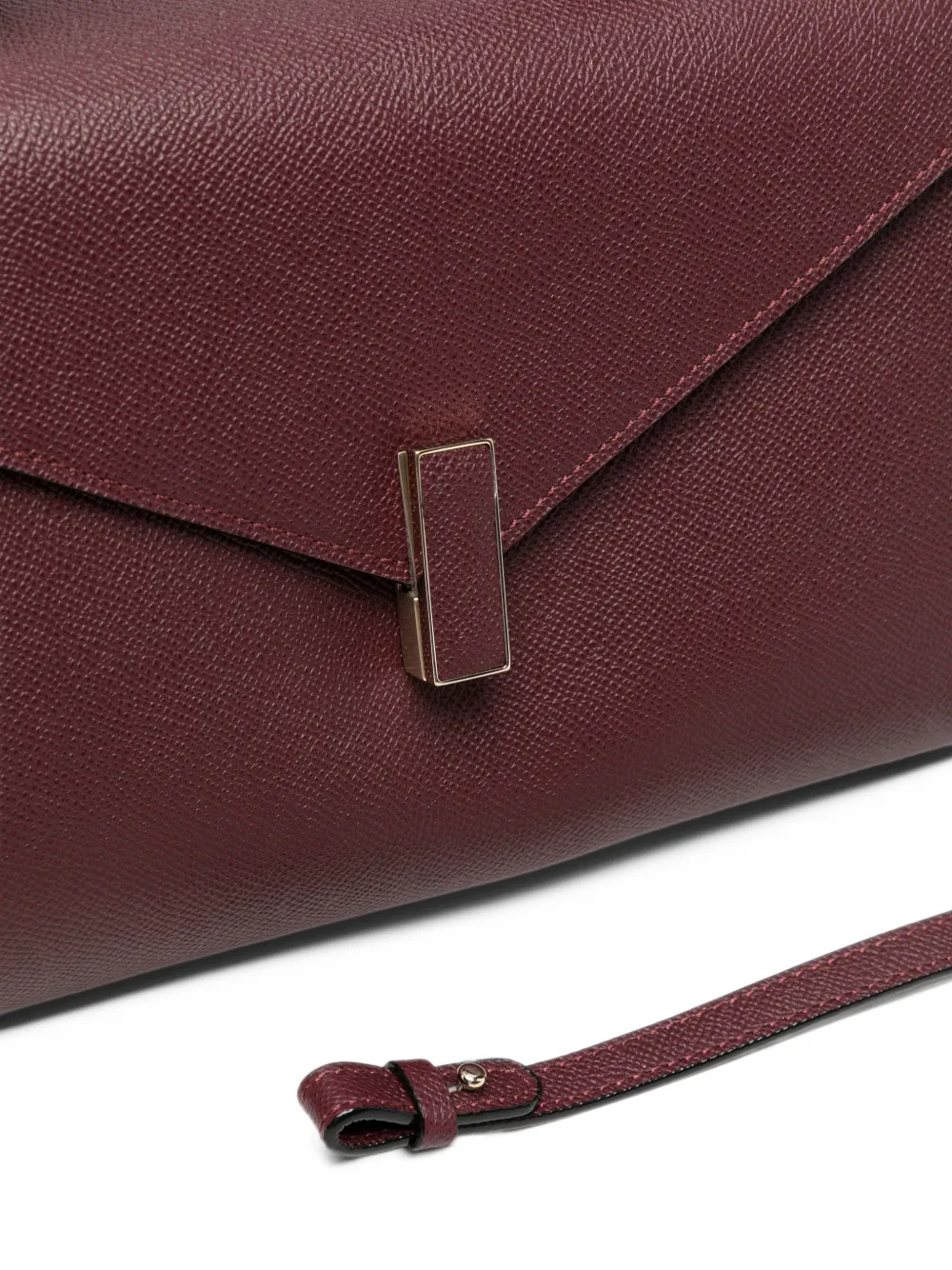 Valextra Medium Iside leren shopper Rood