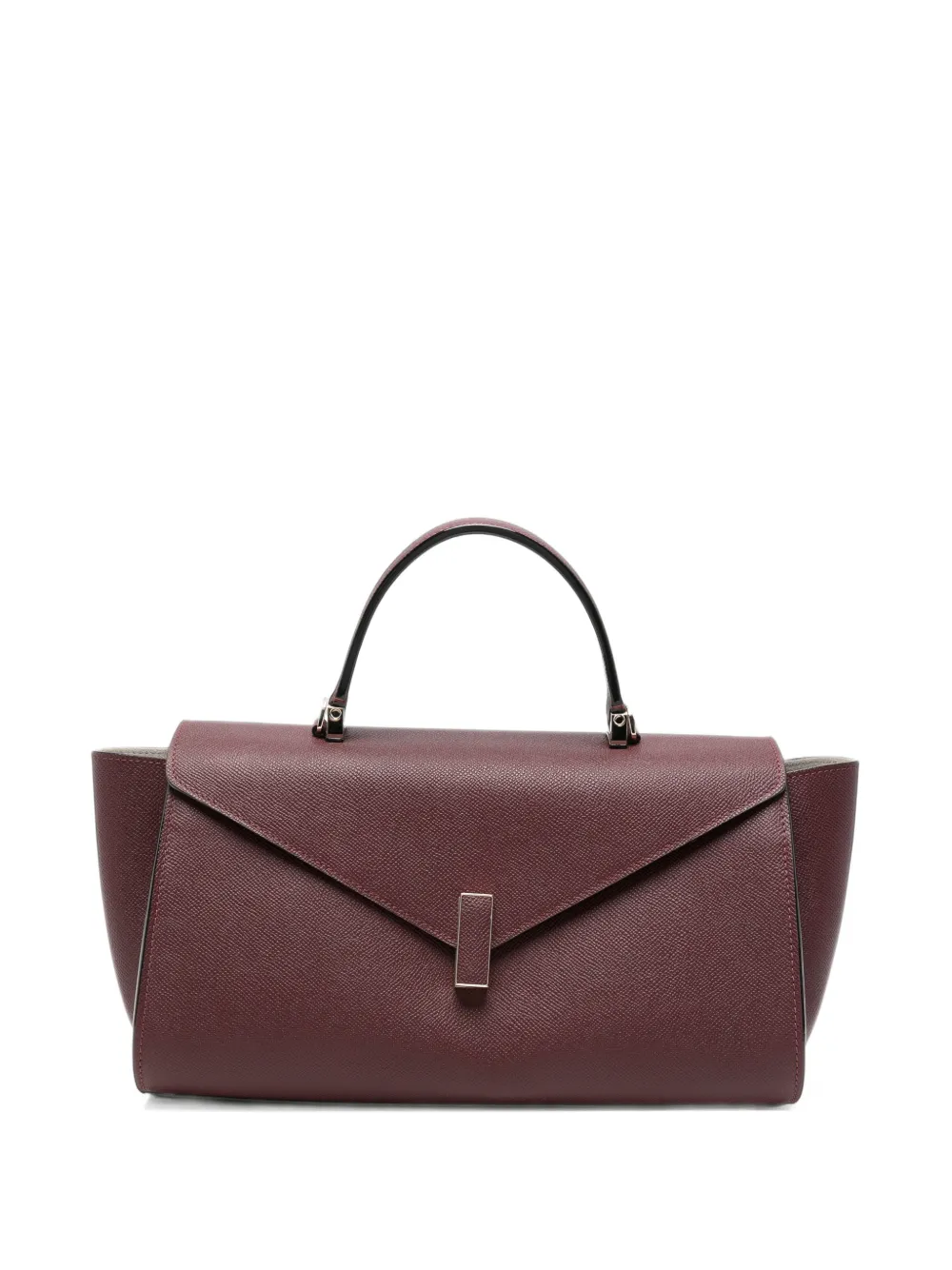 Valextra Medium Iside leren shopper Rood