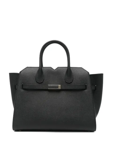Valextra Milano buckle-detail leather tote bag