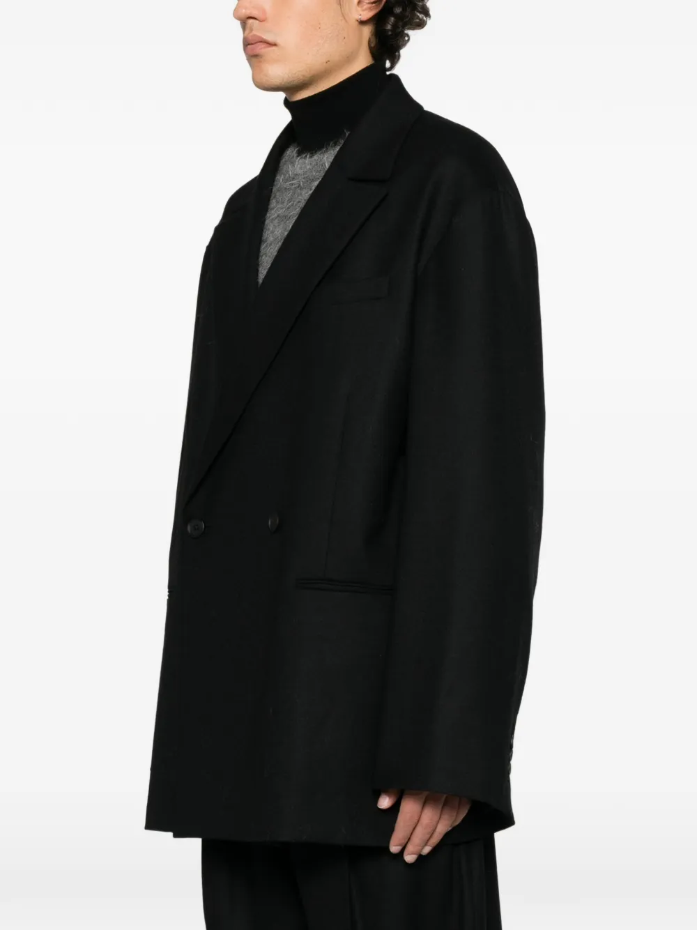 ssstein Blazer met dubbele rij knopen Zwart