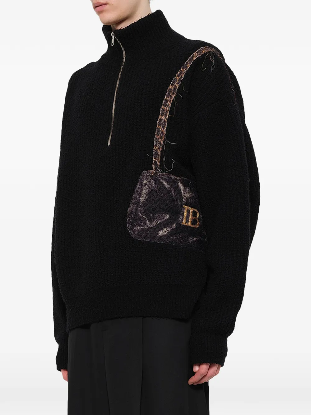 Doublet Half-zip Sweater In Multi
