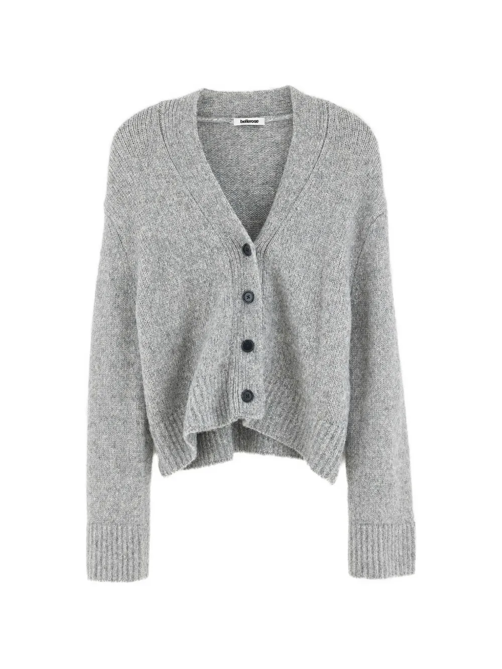 Bellerose cardigan Aosk à col v et finitions côtelées - Gris Bellerose cardigan Aosk à col v et finitions côtelées - Gris