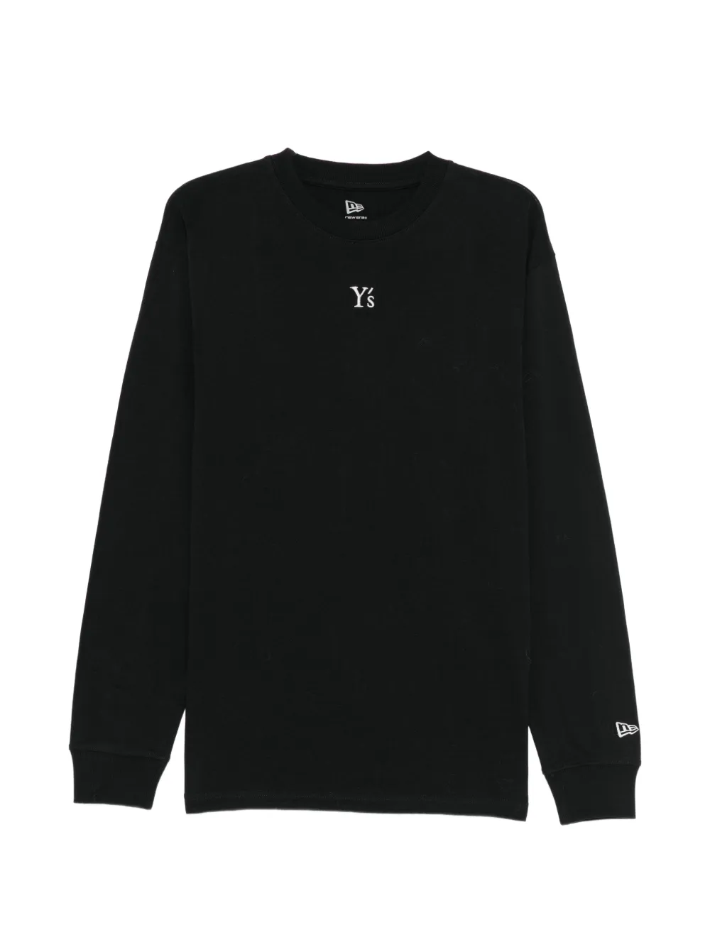 Y's x New Era katoenen T-shirt Zwart