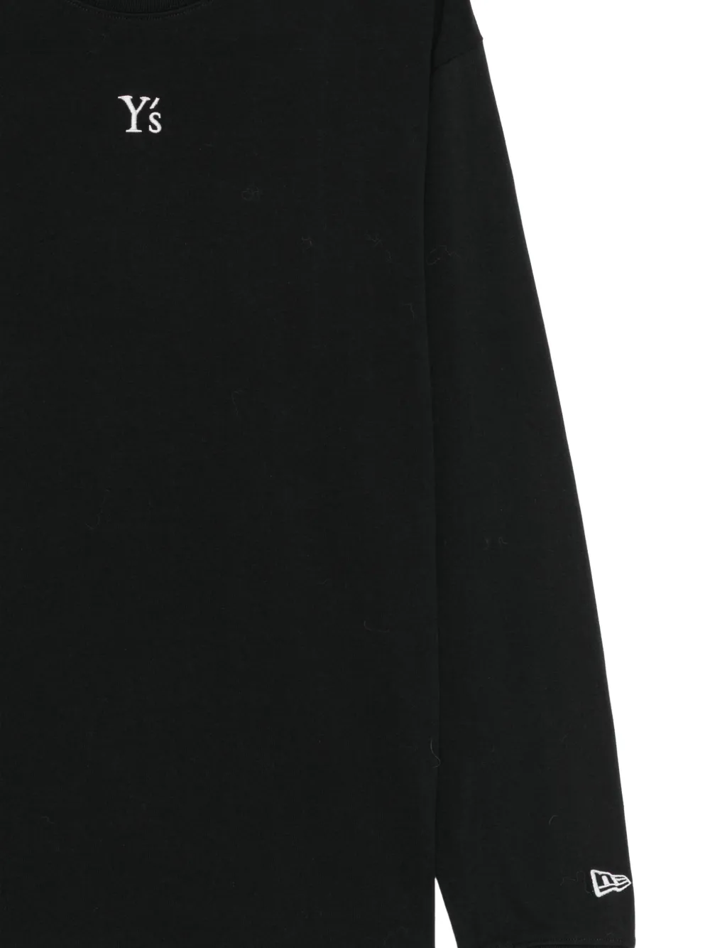 Y's x New Era katoenen T-shirt Zwart