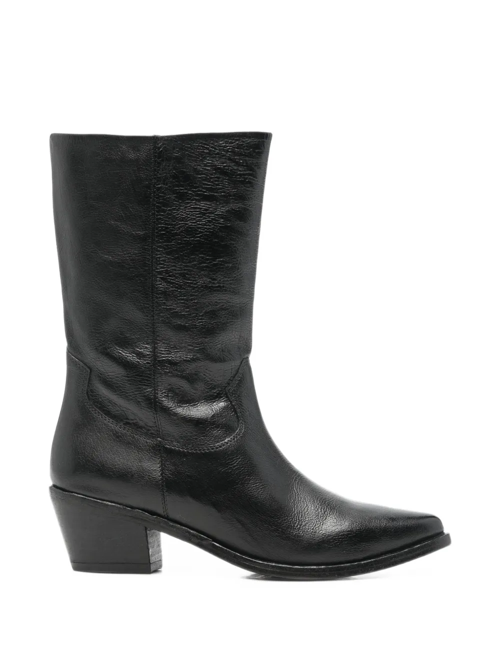 Zolfo Pointed-toe Leather Ankle Boots In Multi
