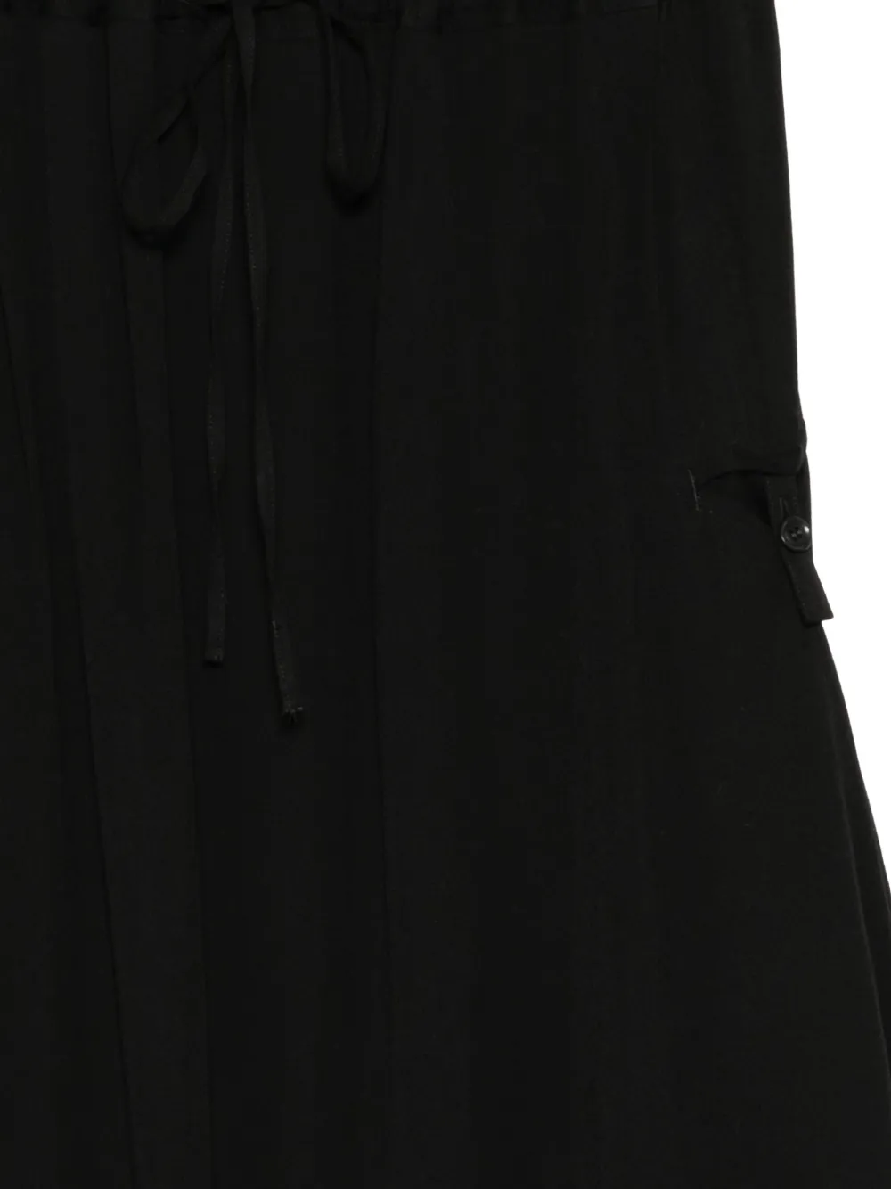 Y's detached panel skirt Zwart