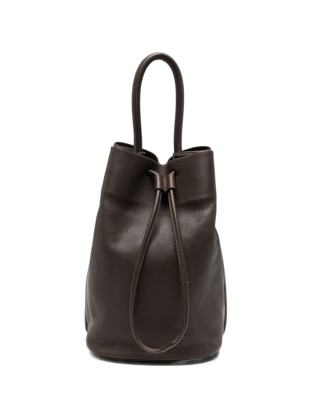 Uma Wang medium Sac leather bucket bag - Braun