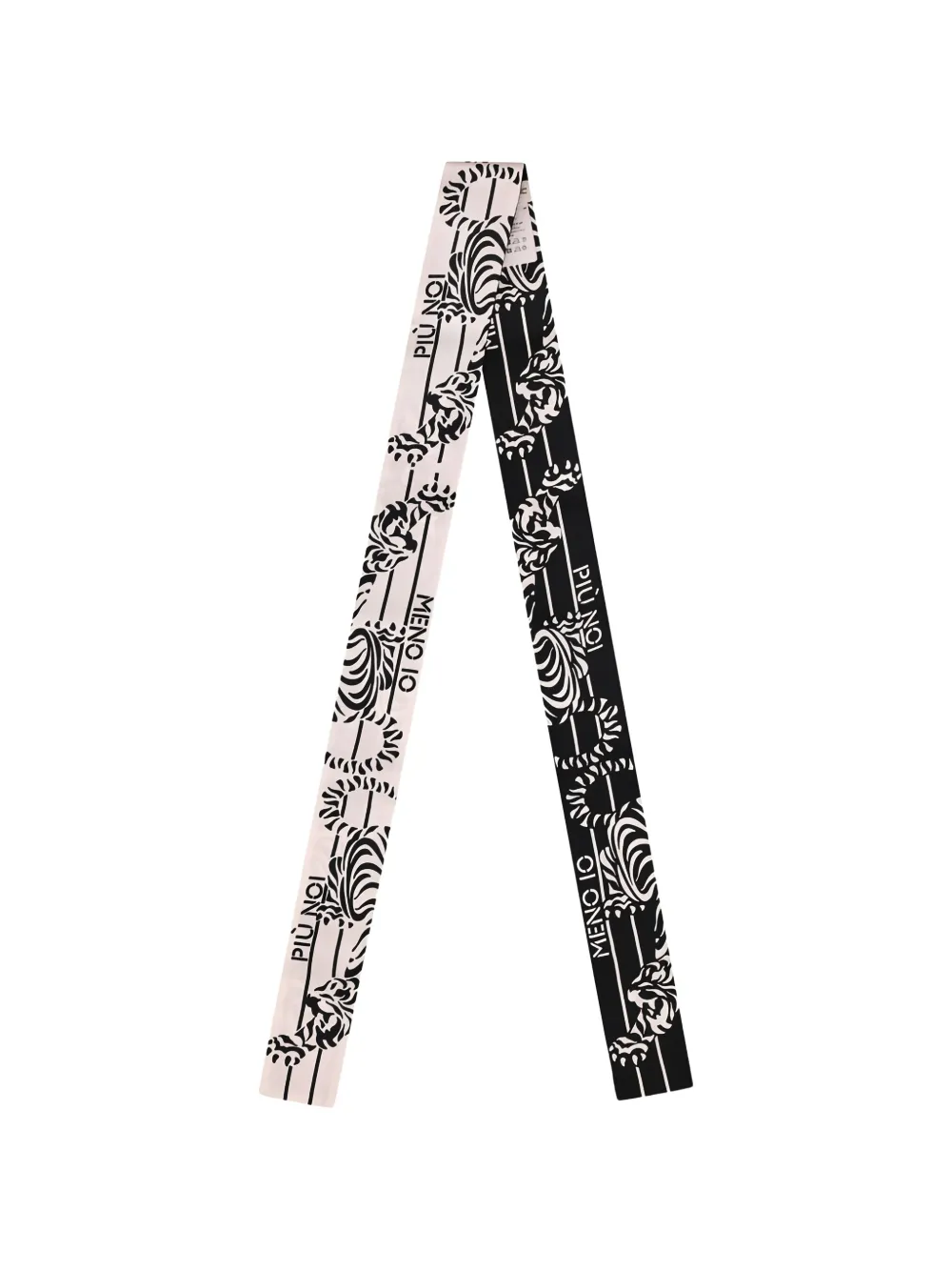 FENDI Wrappy graphic-print scarf - Weiß