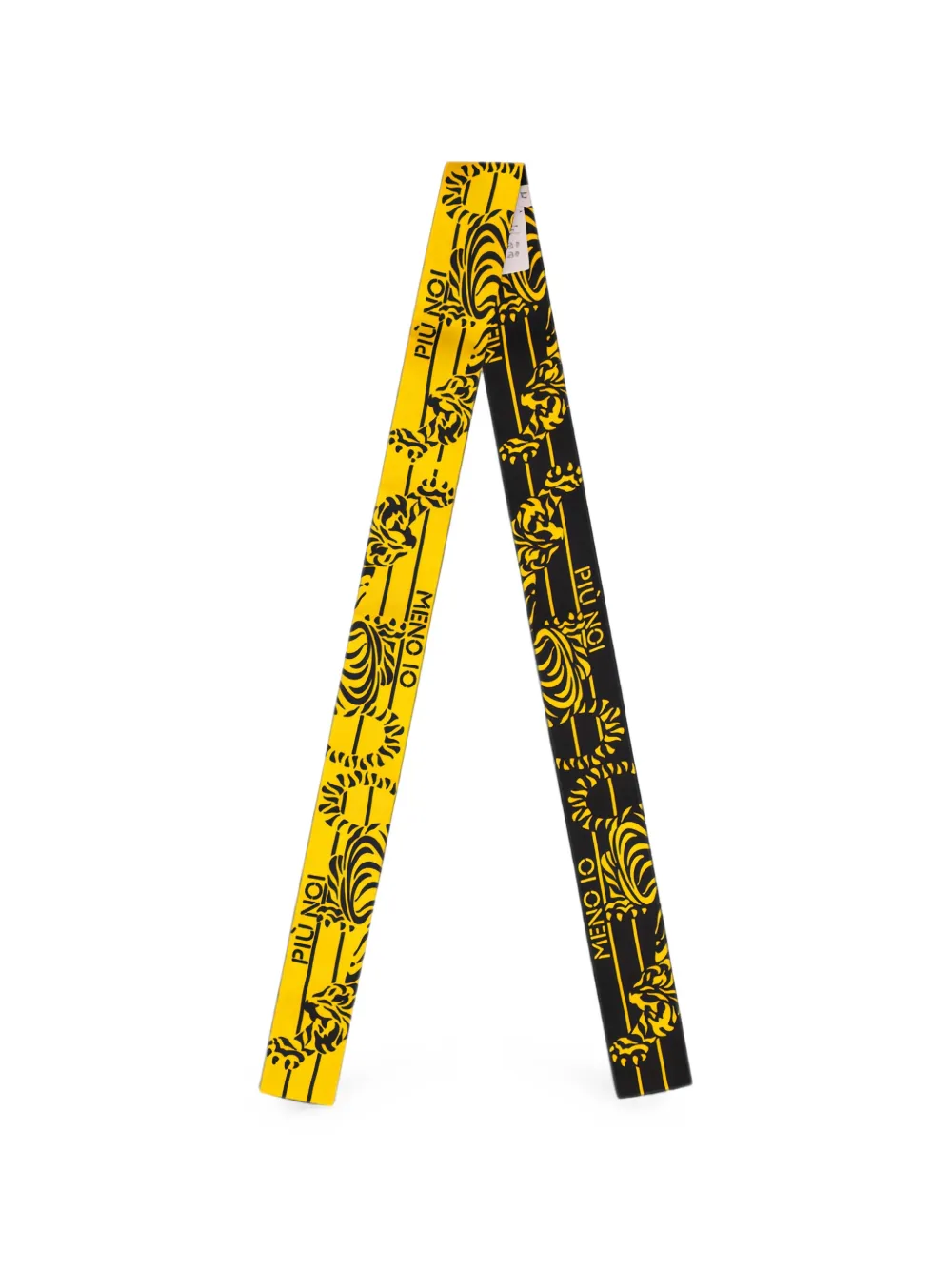 FENDI Wrappy sjaal met grafische print Geel