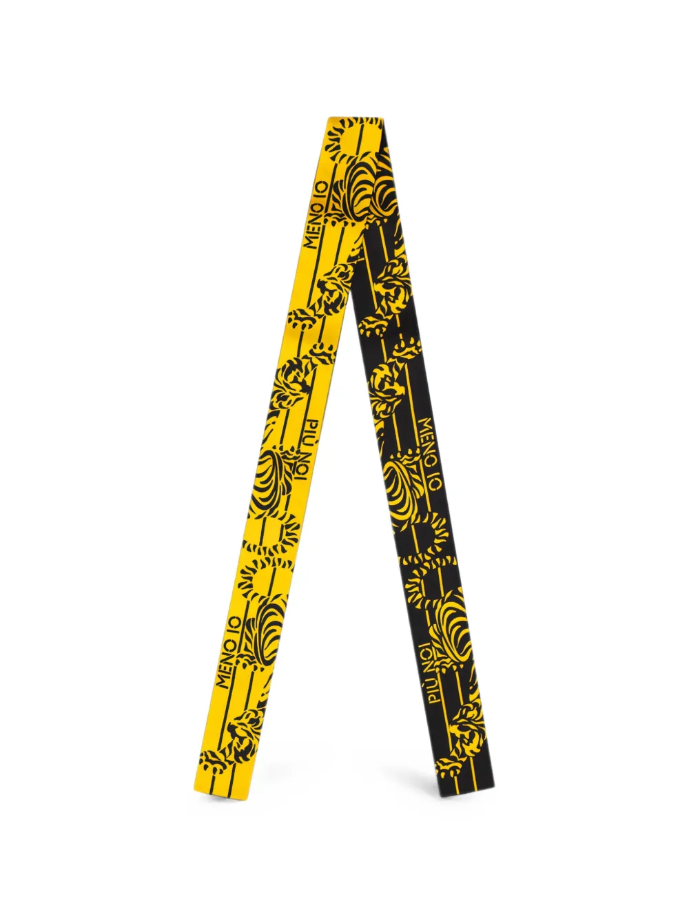 FENDI Wrappy graphic-print scarf - Gelb