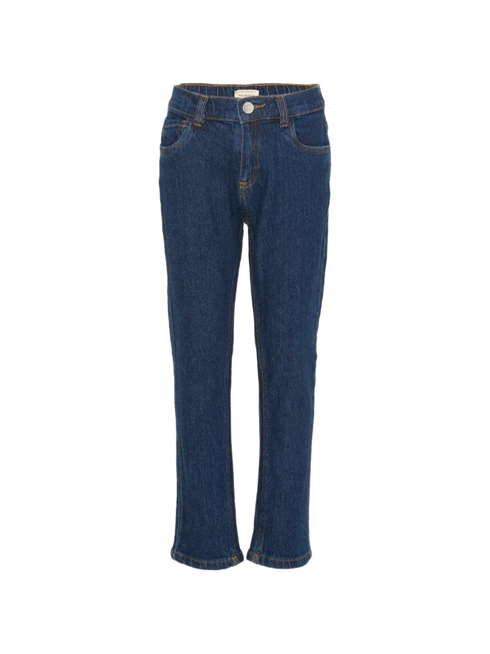TRUSSARDI JUNIOR logo-patch straight-leg jeans - Blu