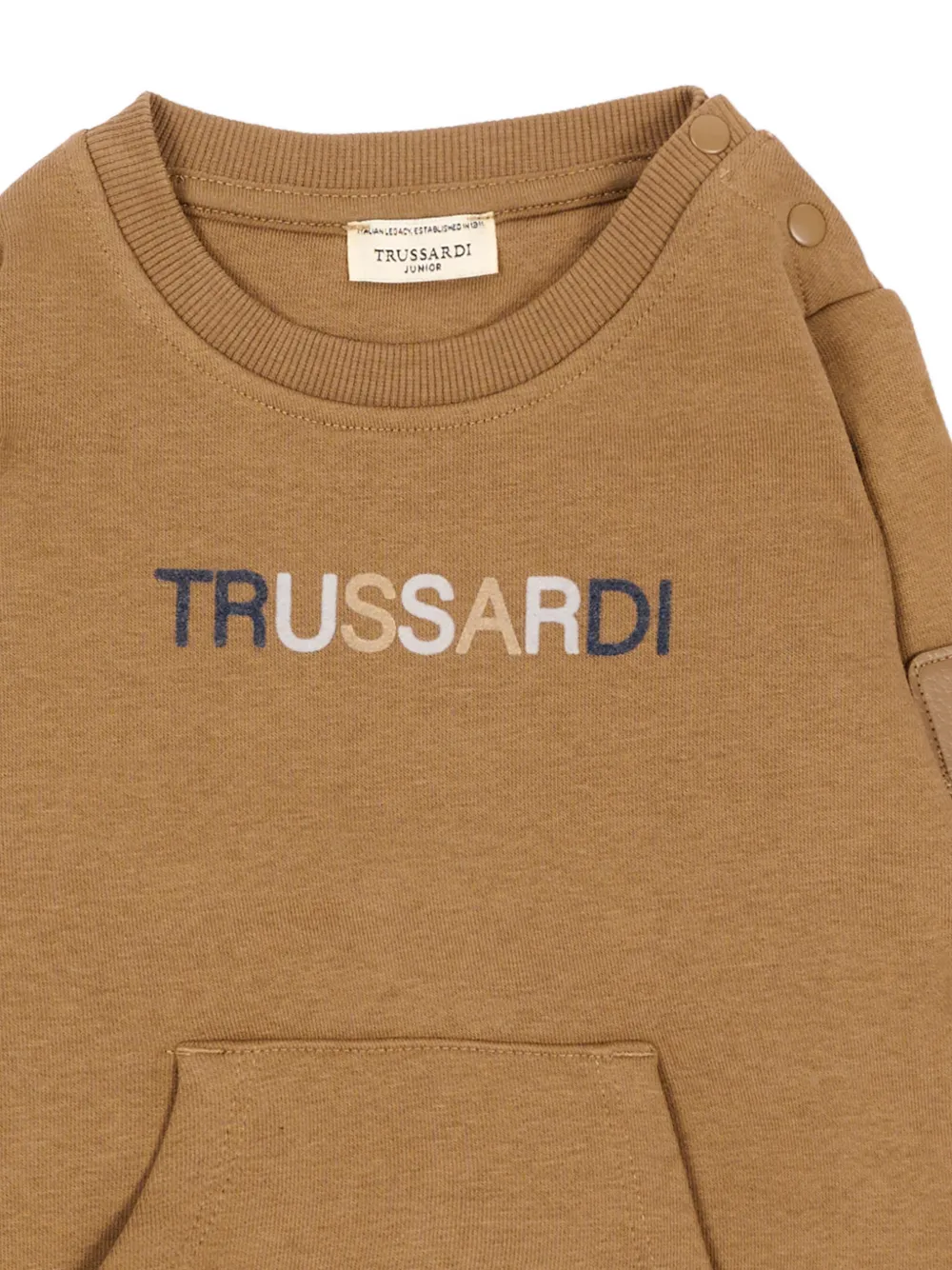 TRUSSARDI JUNIOR Sweater met logoprint Beige